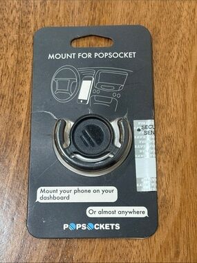 PopSocket Mount for PopSocket - Black and Blue